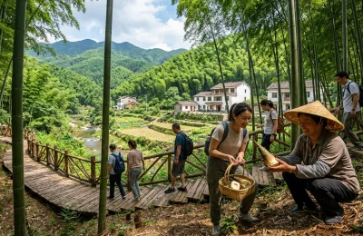 方竹笋与乡村旅游融合发展的实践案例相关配图
