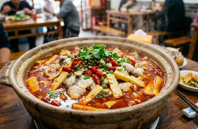 方竹笋泡椒鱼：酸辣开胃的川菜经典相关配图