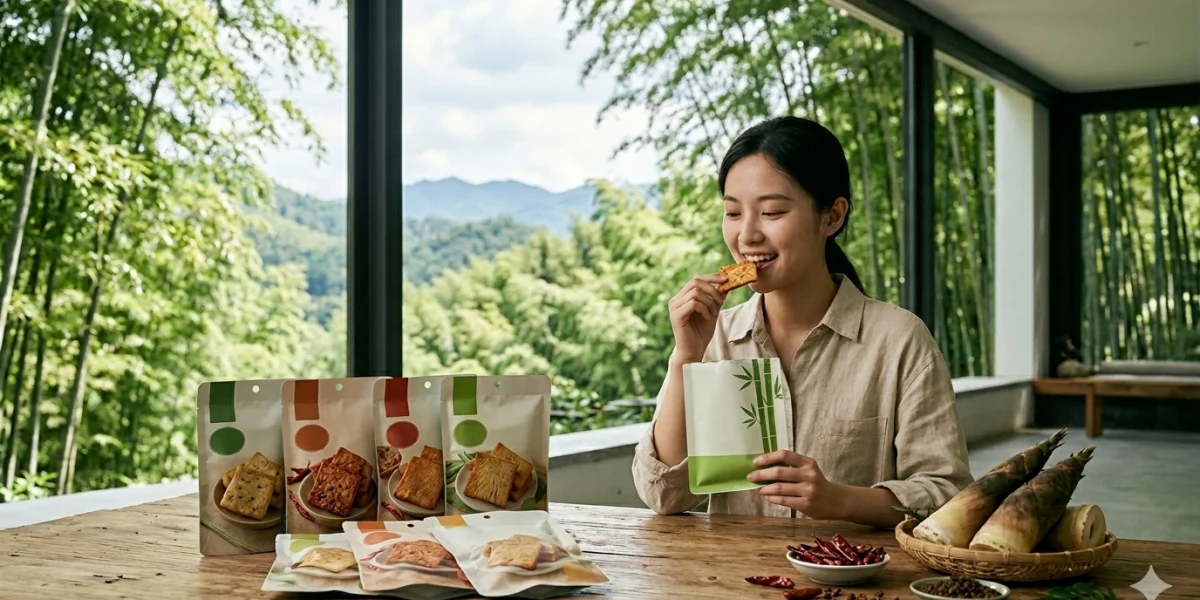 方竹笋即食零食开发：健康休闲食品新方向相关配图