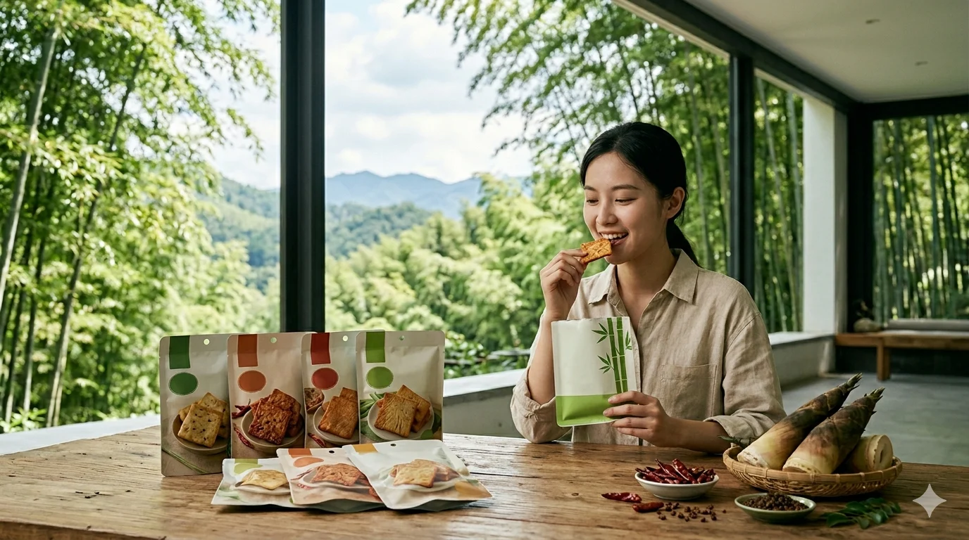 方竹笋即食零食开发：健康休闲食品新方向相关配图