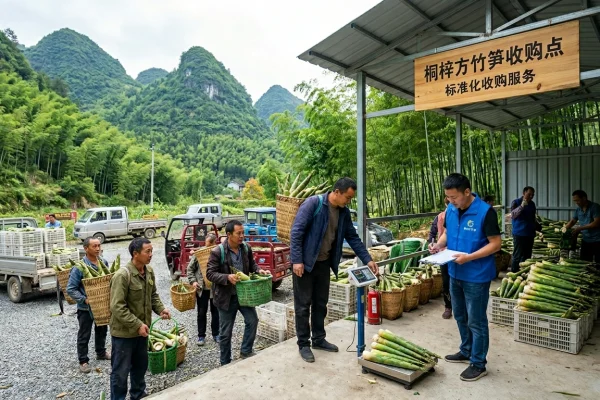 桐梓方竹笋收购站点布局优化相关配图