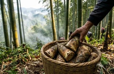 方竹笋正式开采！今年第一批鲜笋抢先尝相关配图
