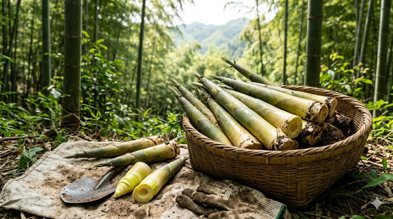 新鲜方竹笋最佳赏味期只有72小时相关配图