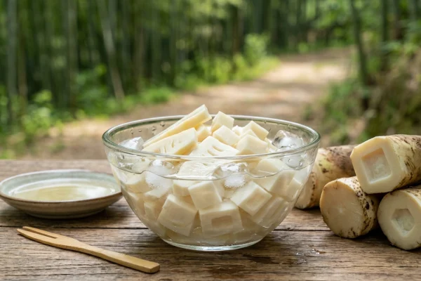 方竹笋的最佳食用温度与口感关系相关配图