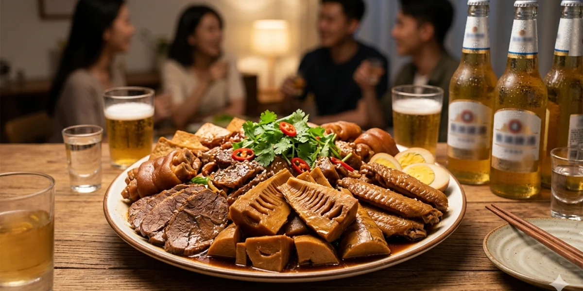 方竹笋卤味拼盘：下酒必备相关配图