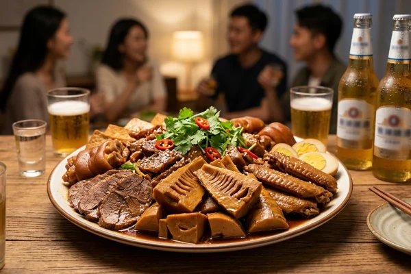 方竹笋卤味拼盘：下酒必备相关配图