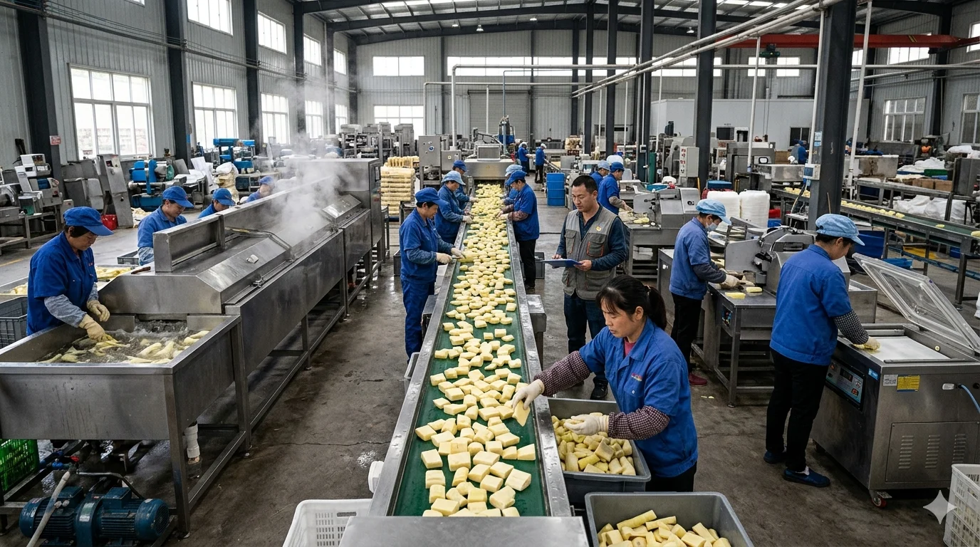 方竹笋深加工企业产能利用率调查相关配图