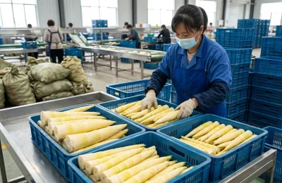 方竹笋标准化包装规格与重量分级相关配图